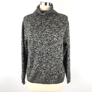 Norton McNaughton Black Beige Tunic Sweater